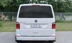 17 999 р. Защита заднего бампера (Ø42 мм, нержавейка, короткая база) SLITKOFF  Volkswagen Multivan  T6 - Transporter  T6  с доставкой в г. Таганрог. Увеличить фотографию 2