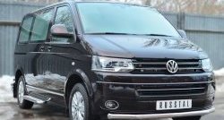 15 899 р. Широкая защита порогов (Multivan-Caravelle) SLITKOFF  Volkswagen Transporter  T6 (2015-2019) дорестайлинг  с доставкой в г. Таганрог. Увеличить фотографию 3