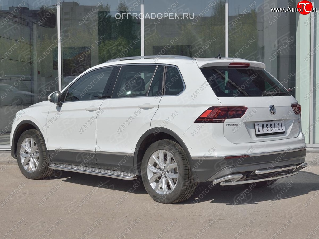 24 599 р. уголки SLITKOFF  Volkswagen Tiguan  Mk2 (2016-2020) дорестайлинг  с доставкой в г. Таганрог