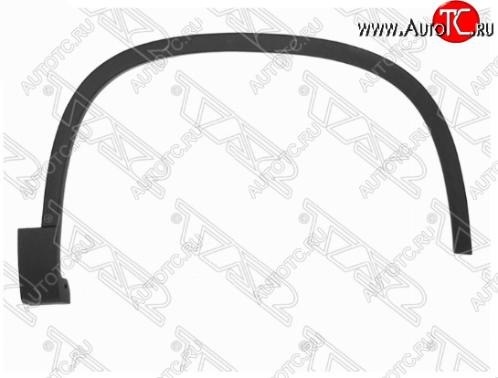 1 369 р. Правый молдинг арки крыла SAT (передний) Volkswagen Tiguan NF рестайлинг (2011-2017)  с доставкой в г. Таганрог