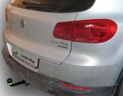 6 699 р. Фаркоп Лидер Плюс 2 Volkswagen Tiguan NF дорестайлинг (2006-2011) (Без электропакета)  с доставкой в г. Таганрог. Увеличить фотографию 7