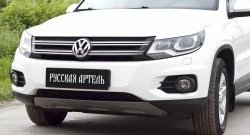 699 р. Реснички на фары RA  Volkswagen Tiguan  NF (2011-2017) рестайлинг (Неокрашенные)  с доставкой в г. Таганрог. Увеличить фотографию 6