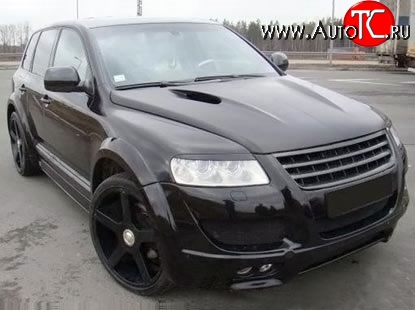 37 849 р. Пластиковый капот Techart Magnum Style 7L Volkswagen Touareg GP рестайлинг (2006-2010) (Неокрашенный)  с доставкой в г. Таганрог