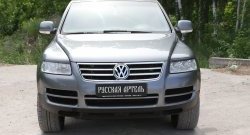 999 р. Реснички на фары RA  Volkswagen Touareg  GP (2002-2007) дорестайлинг (Неокрашенные)  с доставкой в г. Таганрог. Увеличить фотографию 4