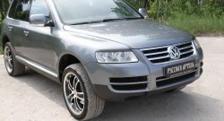 999 р. Реснички на фары RA  Volkswagen Touareg  GP (2002-2007) дорестайлинг (Неокрашенные)  с доставкой в г. Таганрог. Увеличить фотографию 6