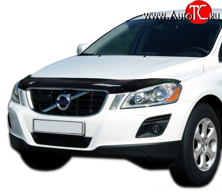 2 999 р. Дефлектор капота NovLine Volvo XC60  дорестайлинг (2008-2013)  с доставкой в г. Таганрог