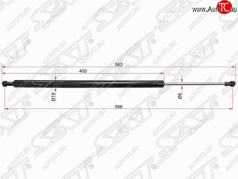 889 р. Газовый упор крышки багажника SAT  Volvo XC60 (2008-2022)  дорестайлинг,  рестайлинг  с доставкой в г. Таганрог