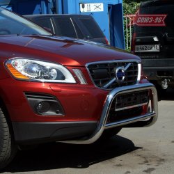 Защита переднего бампера Souz-96 (d60) Volvo XC60  дорестайлинг (2008-2013)