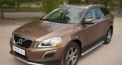 16 899 р. Одинарная защита переднего бампера диаметром 42 мм SLITKOFF  Volvo XC60 (2008-2013)  дорестайлинг  с доставкой в г. Таганрог. Увеличить фотографию 4