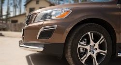 18 299 р. Одинарная защита переднего бампера диаметром 63 мм SLITKOFF Volvo XC60  дорестайлинг (2008-2013)  с доставкой в г. Таганрог. Увеличить фотографию 3