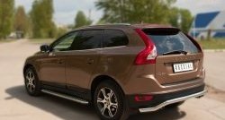 17 749 р. Защита заднего бампера (Ø63 мм волна, нержавейка) SLITKOFF Volvo XC60  дорестайлинг (2008-2013)  с доставкой в г. Таганрог. Увеличить фотографию 8