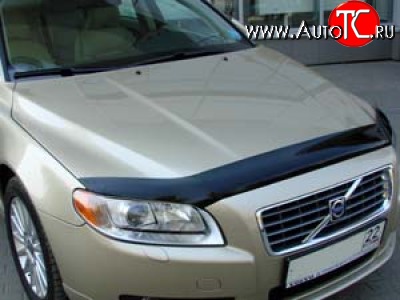 2 879 р. Дефлектор капота NovLine Volvo XC70 дорестайлинг (2007-2013)  с доставкой в г. Таганрог