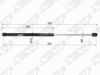 Газовый упор капота SAT Volvo (Вольво) XC90 (ИксЦ90)  C (2002-2006) C дорестайлинг