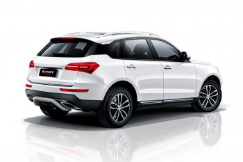 Защита заднего бампера Slitkoff (скоба, d57 мм) Zotye Coupa B11F (2019-2021)