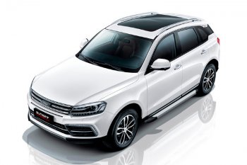 19 449 р. Пороги алюминиевые Slitkoff  Zotye Coupa  B11F (2019-2021) (Optima Silver)  с доставкой в г. Таганрог. Увеличить фотографию 3